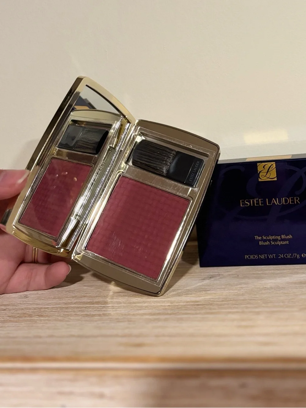 🆕 NIB Untamed Plum Estée Lauder Sculpting Blush With Brush